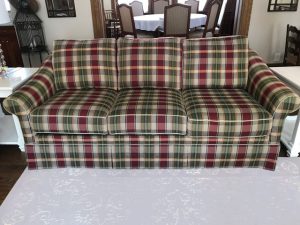 six-cushion sofa