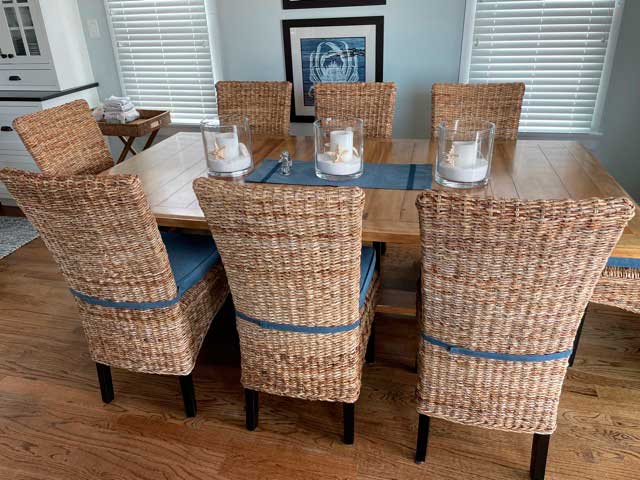 Add style and comfort to your dining area